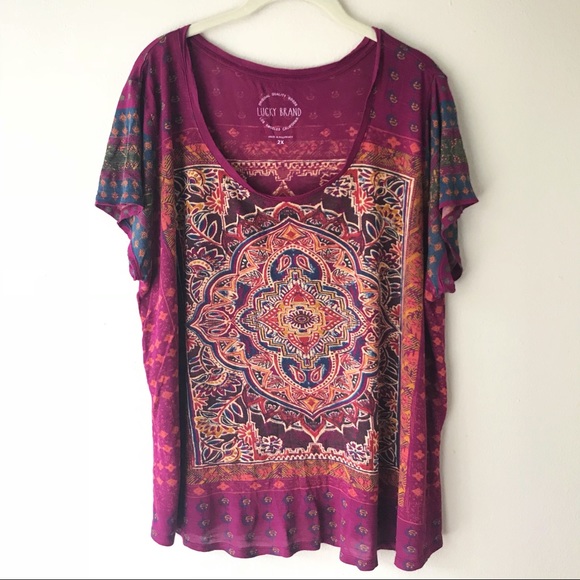 lucky brand plus size t shirts